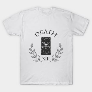minimalistic death skull tarot T-Shirt